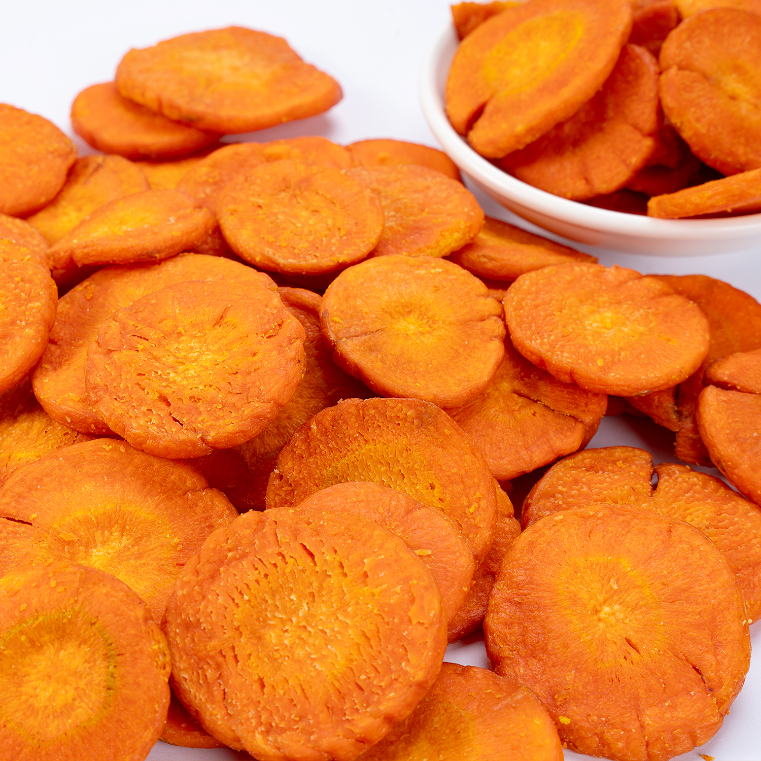 Vacuum Fried Carrot Slices | 10kg Bulk Pack