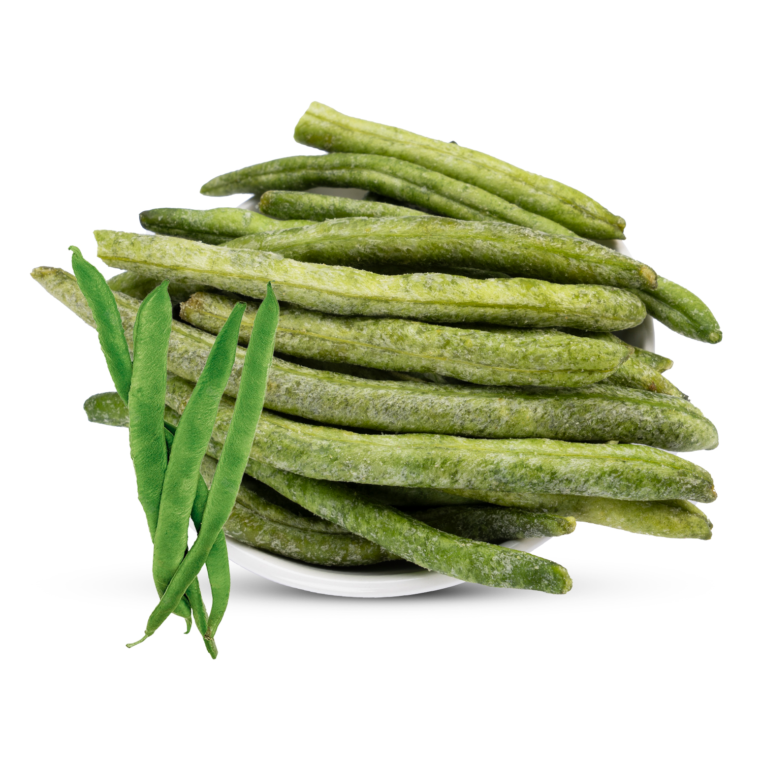 Vacuum Fried Green Sword Bean Chips | 10kg Bulk Pack