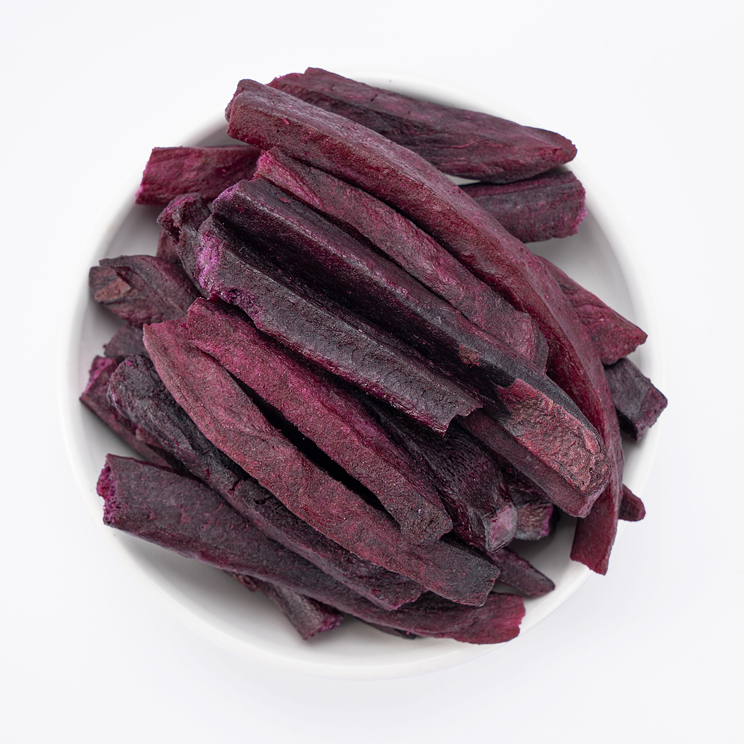 Vacuum Fried Purple Sweet Potato Strips | 10kg Bulk Pack