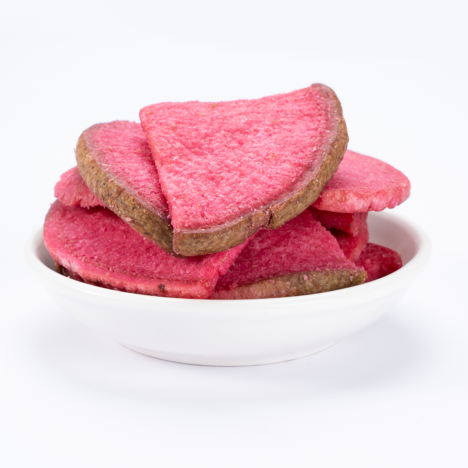 Vacuum Fried Red Core Radish Slices | 10kg Bulk Pack