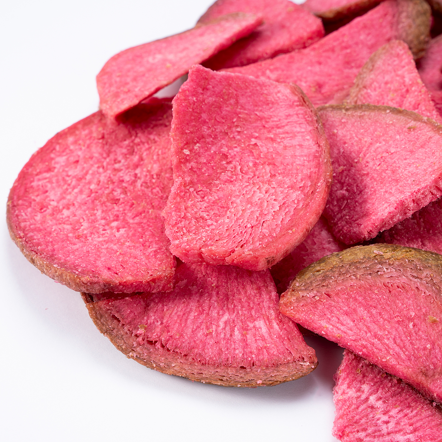Vacuum Fried Red Core Radish Slices | 10kg Bulk Pack