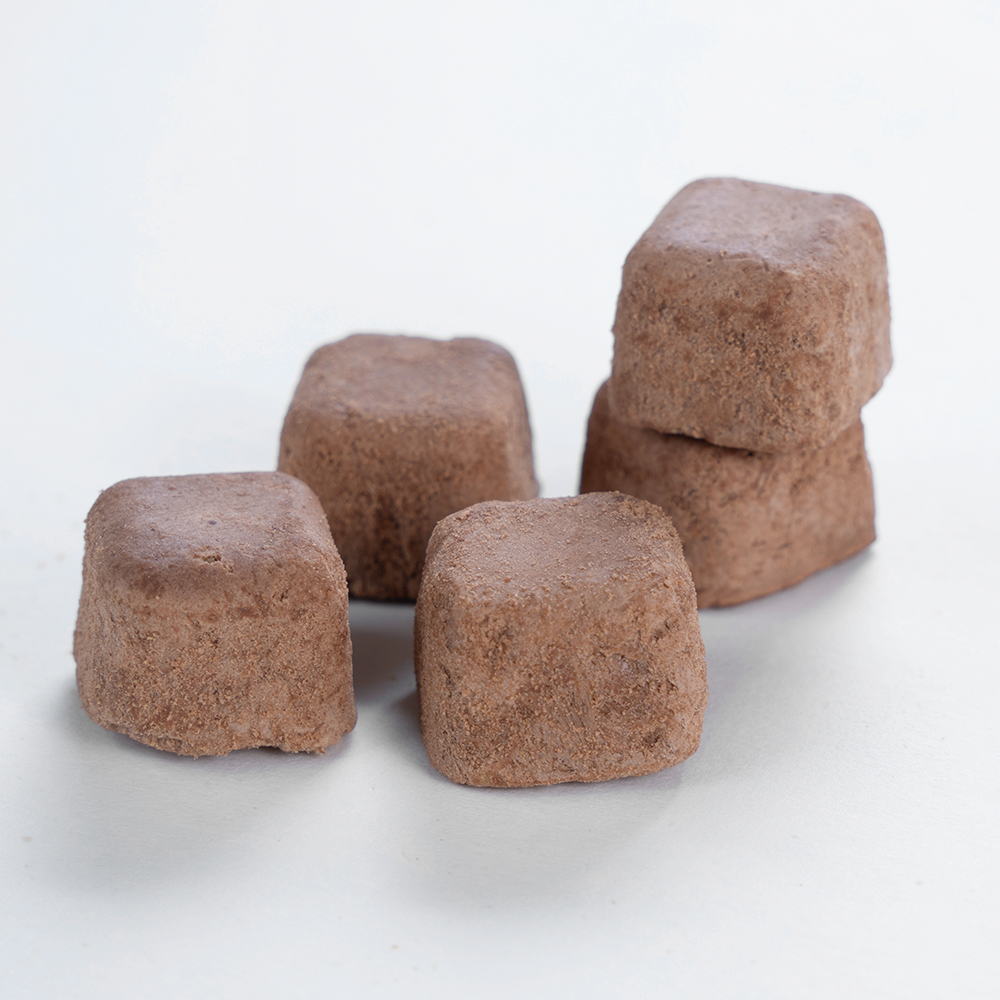 Freeze-Dried Chocolate Almond Flavor Cube | 1kg Bulk Pack