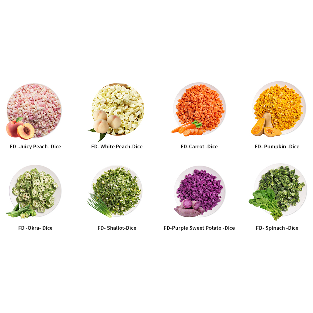 Freeze Dried Fruits& Vegetables Dices |  1kg Bulk Pack