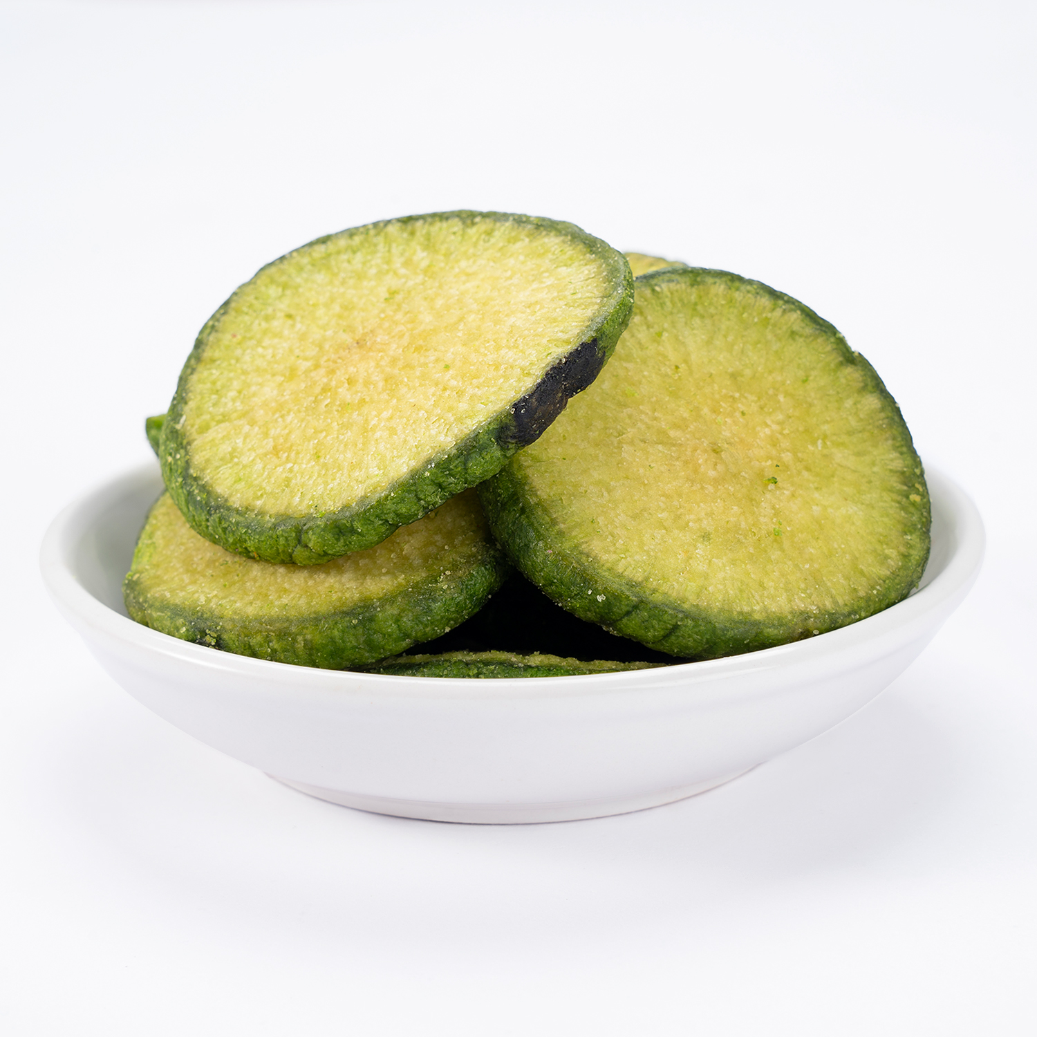 Vacuum Fried Green Radish Slices| 10kg Bulk Pack