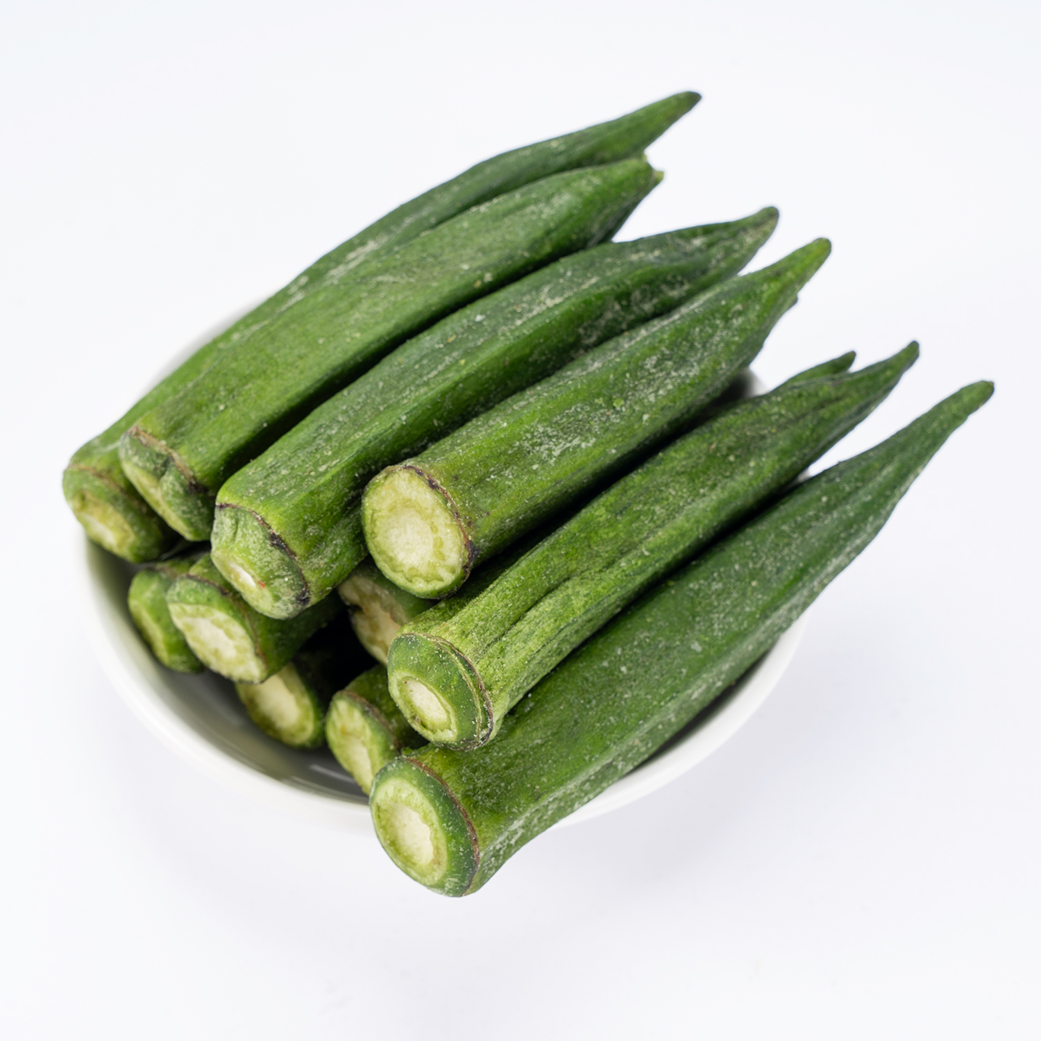 Vacuum Fried Okra Chips | 10kg Bulk Pack| 10kg Bulk Pack